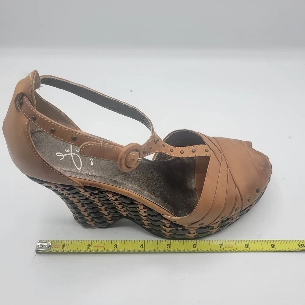 Le Due by Due Farina platform Sandals size 39 see description